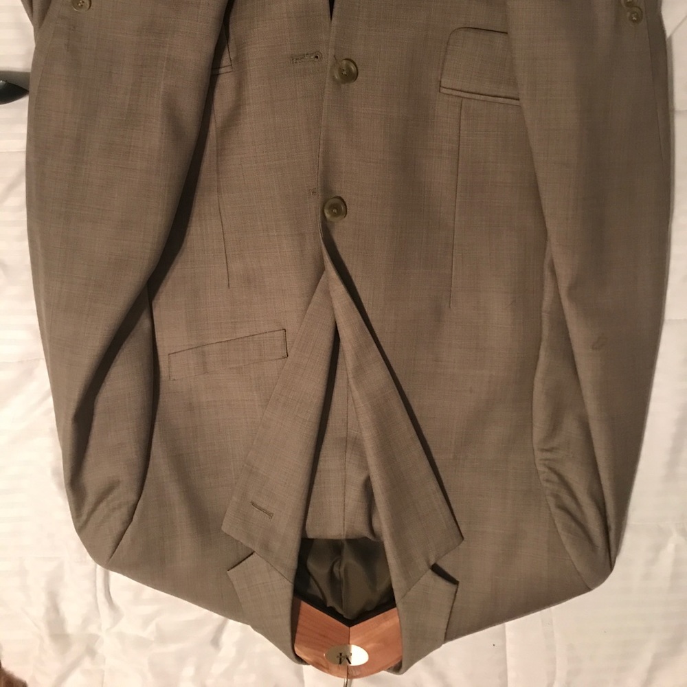 Men’s Tan Suit.